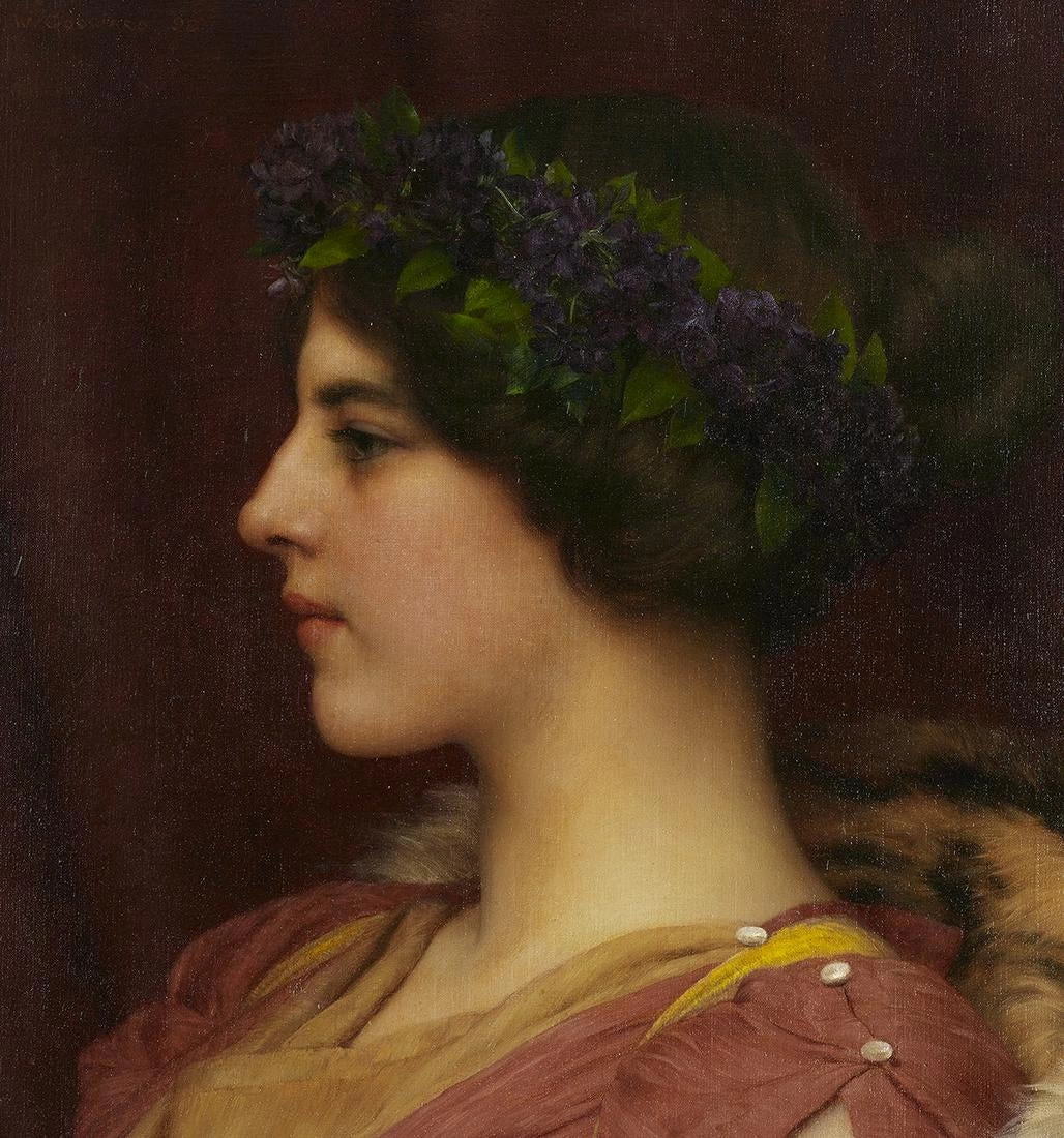 Una brunetta, 1908